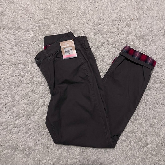 NWT BLUE MOUNTAIN FLANNEL LINED PANTS SIZE 8 - Picture 5 of 5